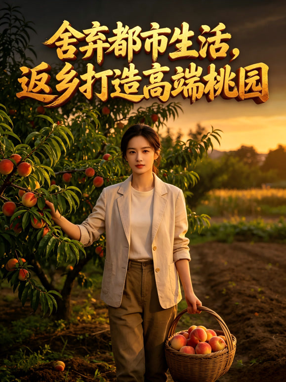 舍弃都市生活，返乡打造高端桃园