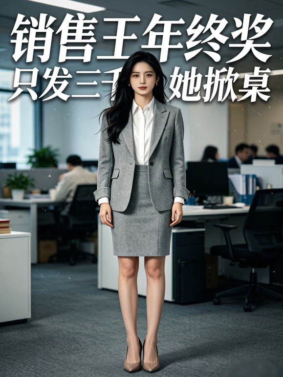 销售王年终奖只发三千她掀桌