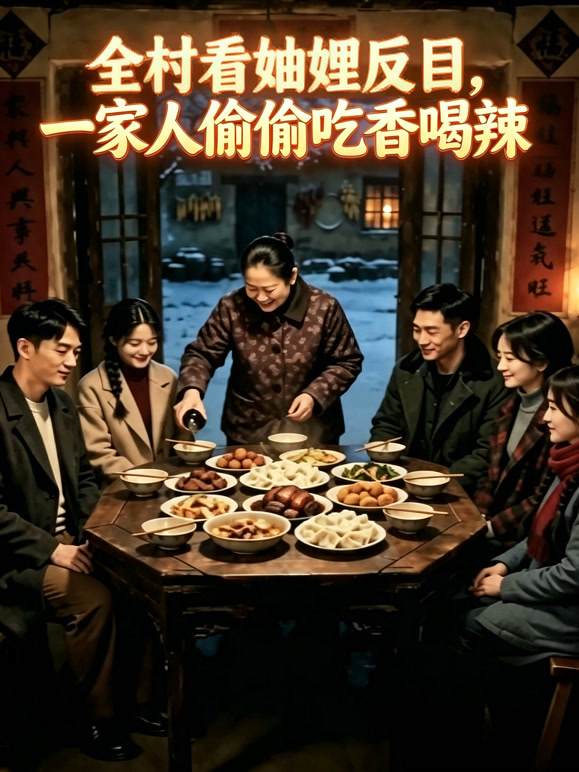 全村看妯娌反目，一家人偷偷吃香喝辣