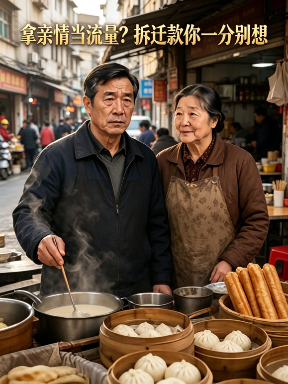 拿亲情当流量？拆迁款你一分别想
