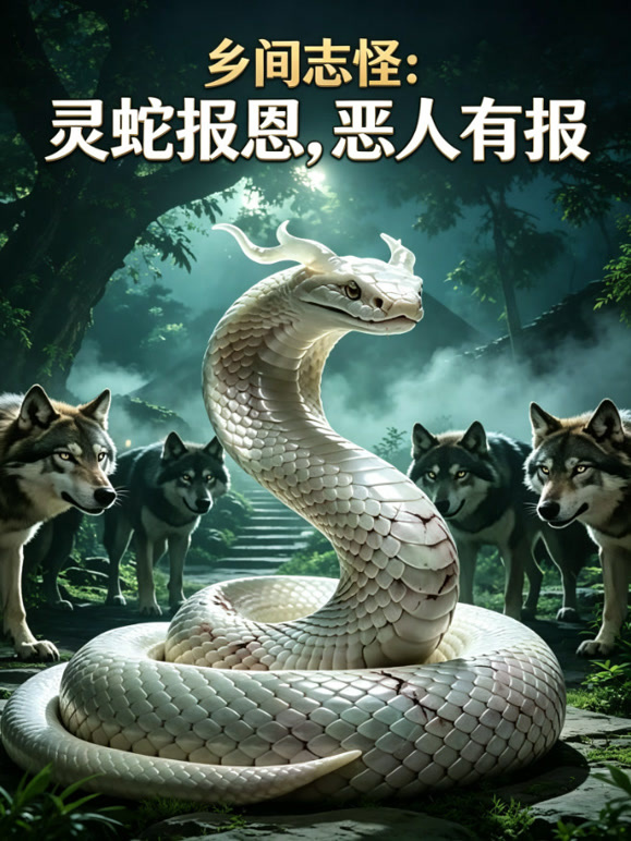 乡间志怪：灵蛇报恩，恶人有报