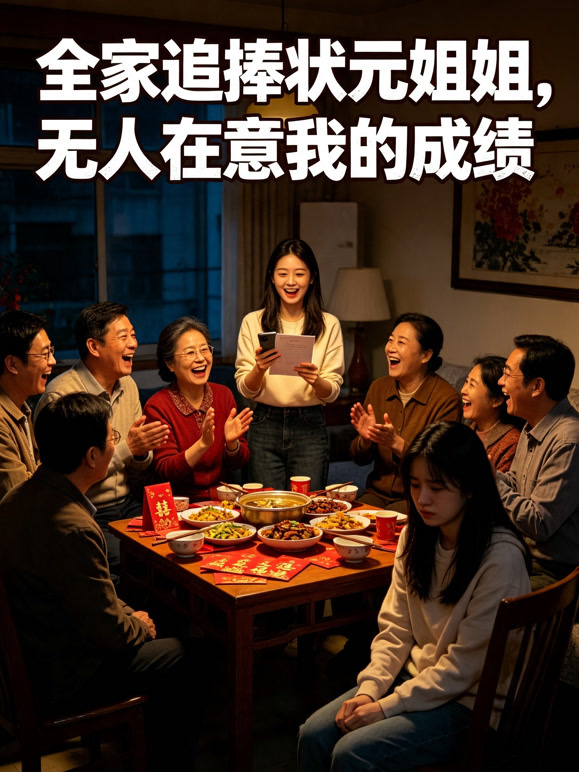 全家追捧状元姐姐，无人在意我的成绩