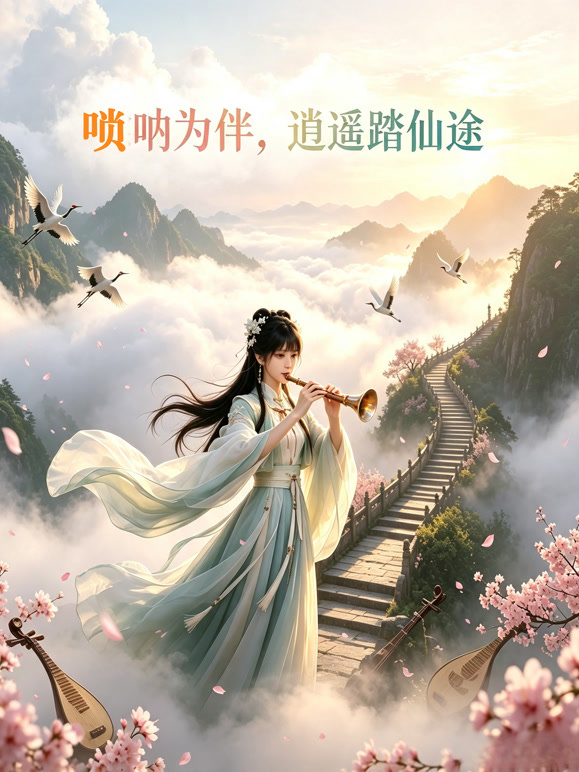 唢呐为伴，逍遥踏仙途