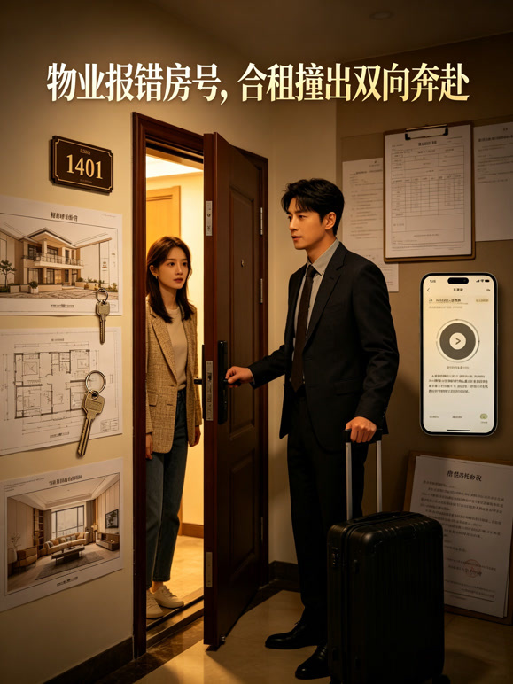 物业报错房号，合租撞出双向奔赴