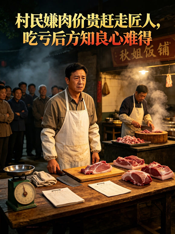 村民嫌肉价贵赶走匠人，吃亏后方知良心难得