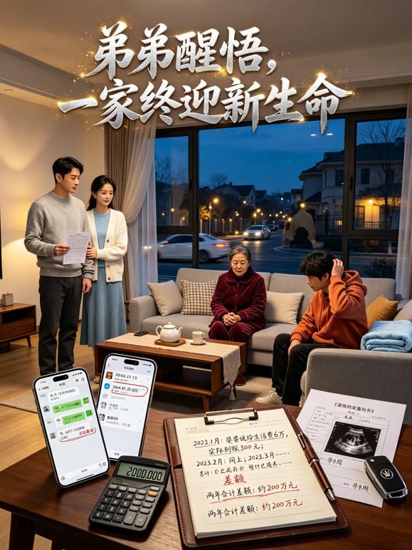 弟弟醒悟，一家终迎新生命