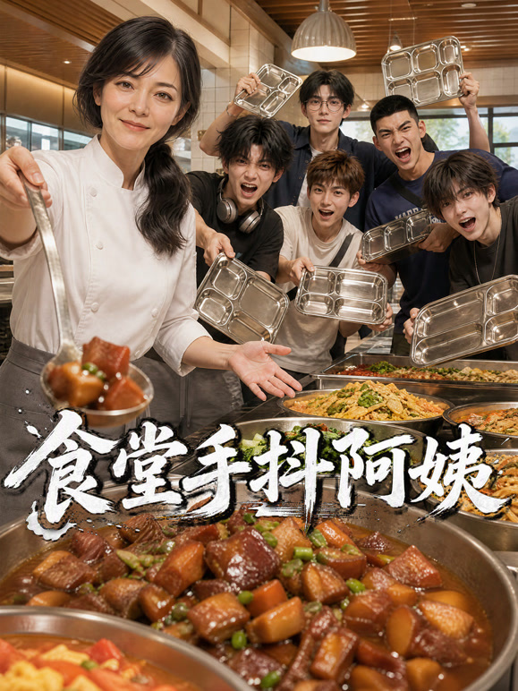 食堂手抖阿姨