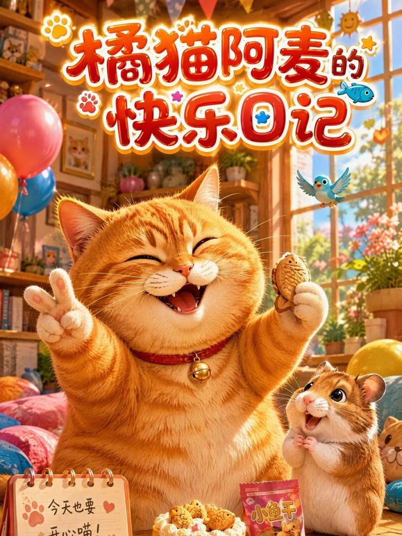 橘猫阿麦的快乐日记