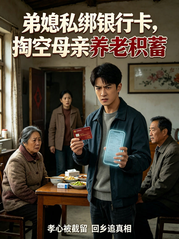 弟媳私绑银行卡，掏空母亲养老积蓄