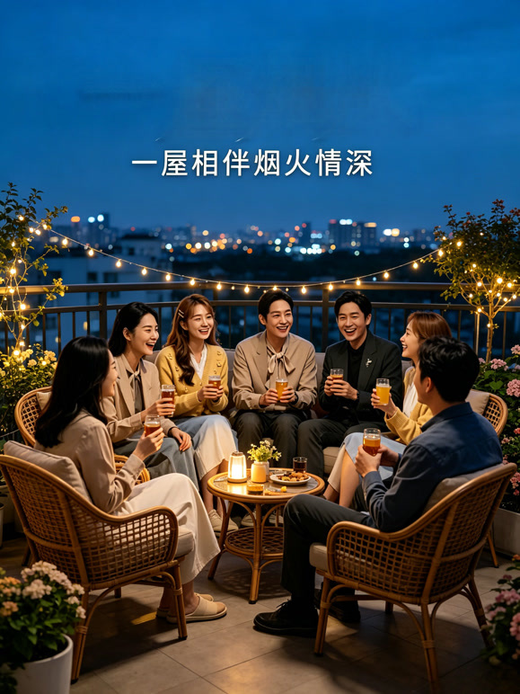一屋相伴烟火情深