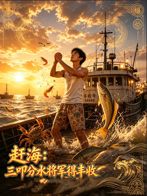 赶海：三叩分水将军得丰收