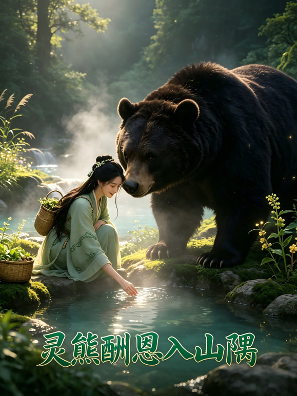 灵熊酬恩入山隅