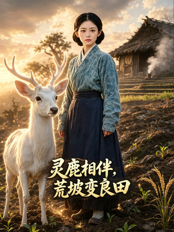 灵鹿相伴，荒坡变良田