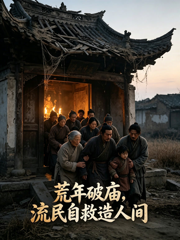 荒年破庙，流民自救造人间