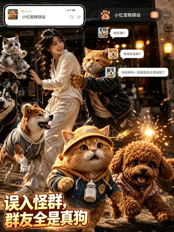 误入怪群，群友全是真狗