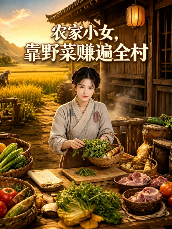 农家小女，靠野菜赚遍全村