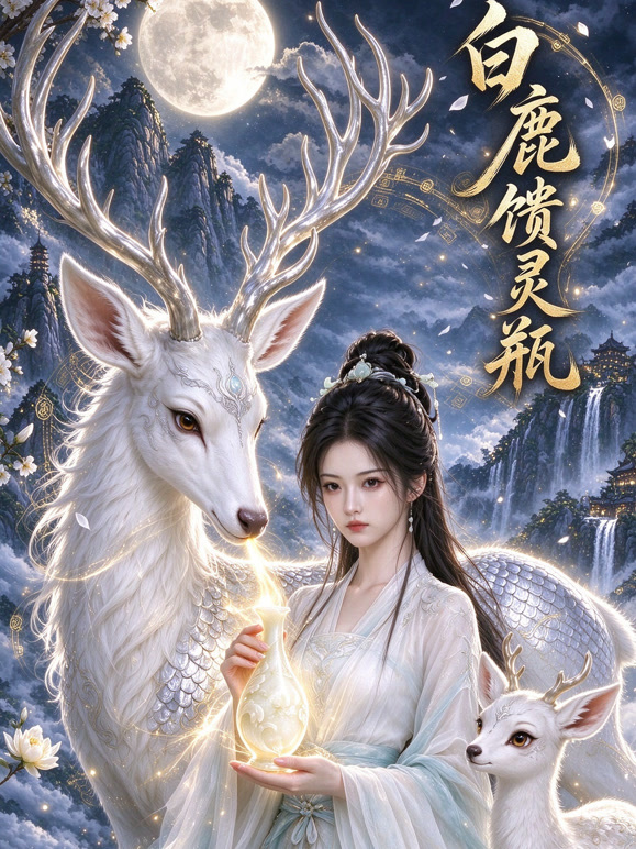 白鹿馈灵瓶