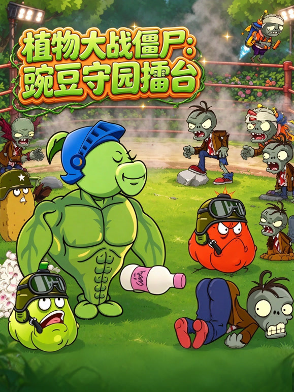 植物大战僵尸：豌豆守园擂台