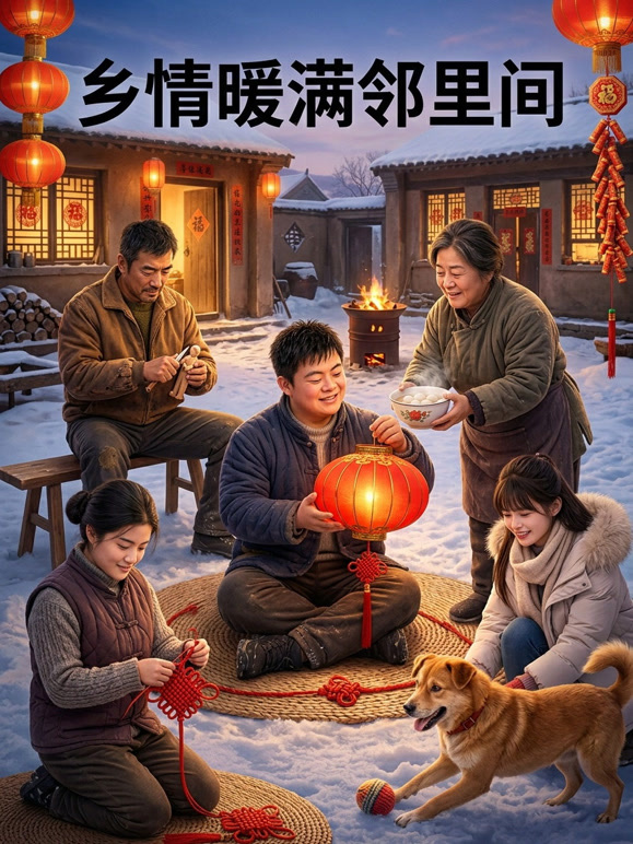 乡情暖满邻里间