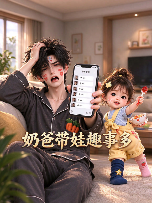 奶爸带娃趣事多