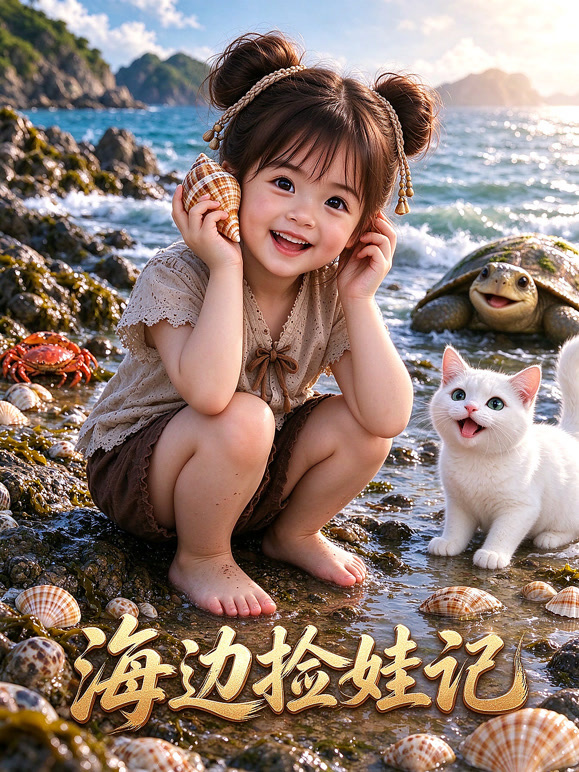 海边捡娃记