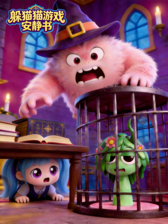 躲猫猫游戏安静书