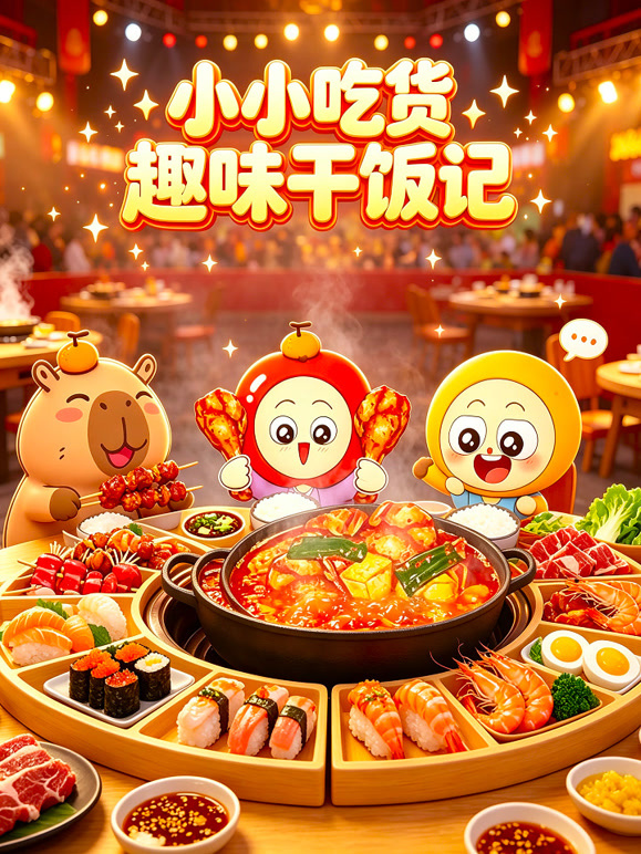 小小吃货趣味干饭记