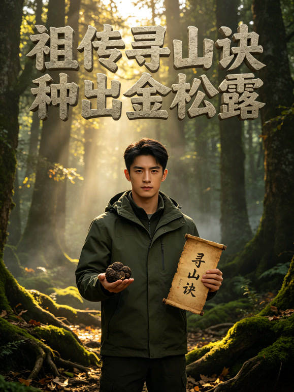 祖传寻山诀，种出金松露