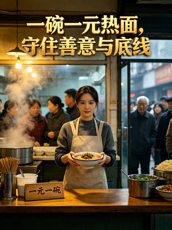 一碗一元热面，守住善意与底线