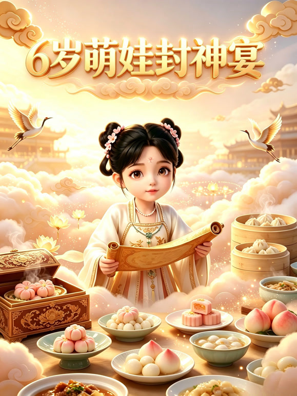 6岁萌娃封神宴