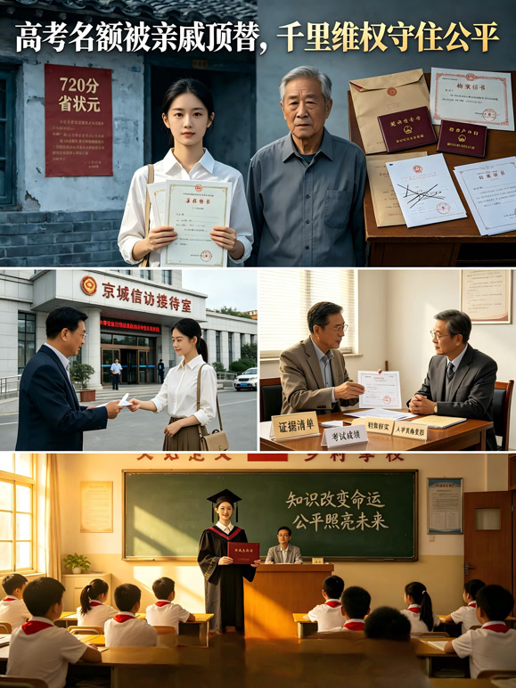 高考名额被亲戚顶替，千里维权守住公平