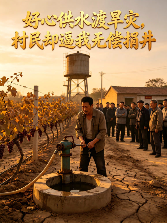 好心供水渡旱灾，村民却逼我无偿捐井