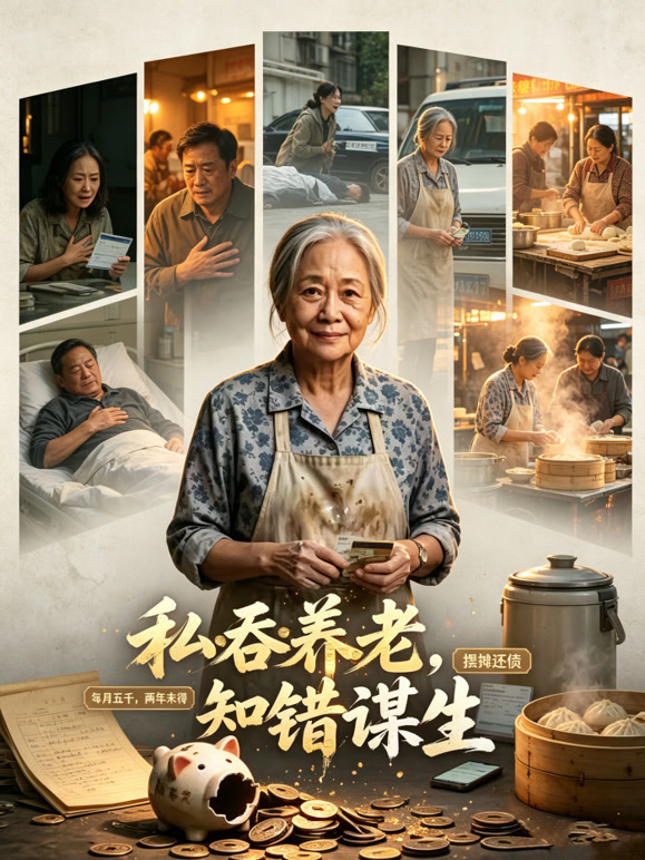 私吞养老，知错谋生