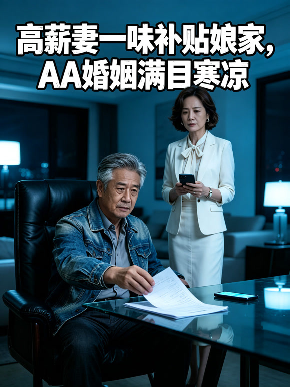 高薪妻一味补贴娘家，AA 婚姻满目寒凉