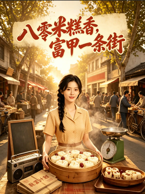 八零米糕香，富甲一条街