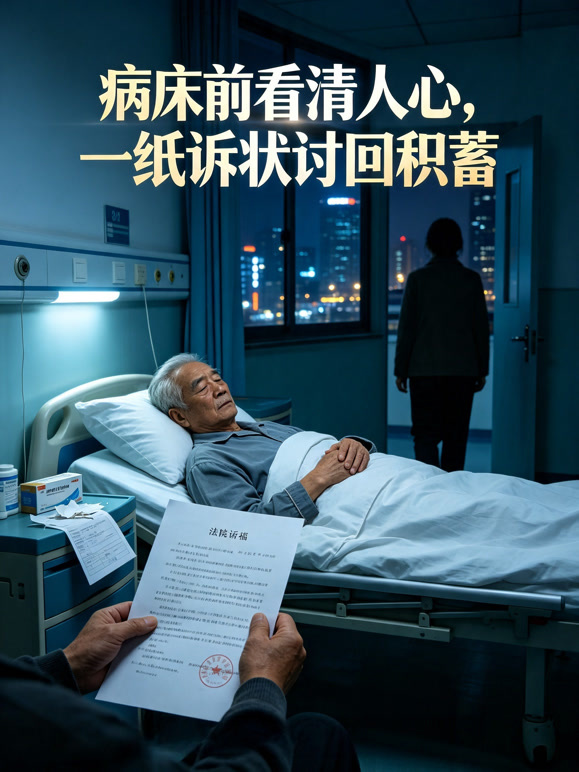 病床前看清人心，一纸诉状讨回积蓄