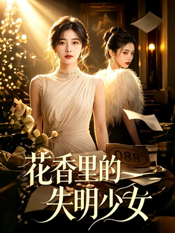 花香里的失明少女
