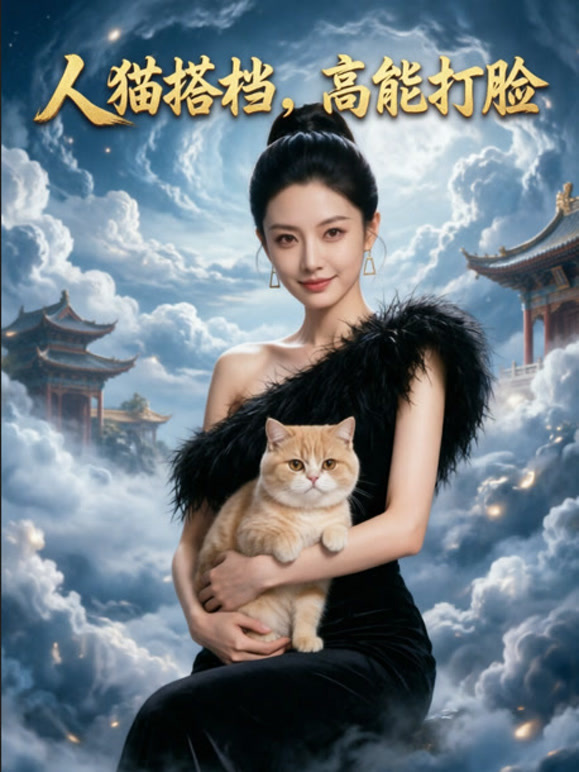 人猫搭档，高能打脸
