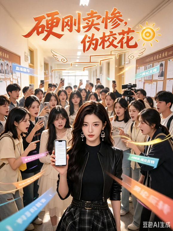 硬刚卖惨伪校花