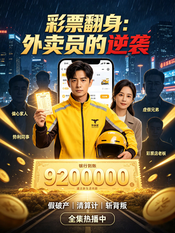 彩票翻身：外卖员的逆袭