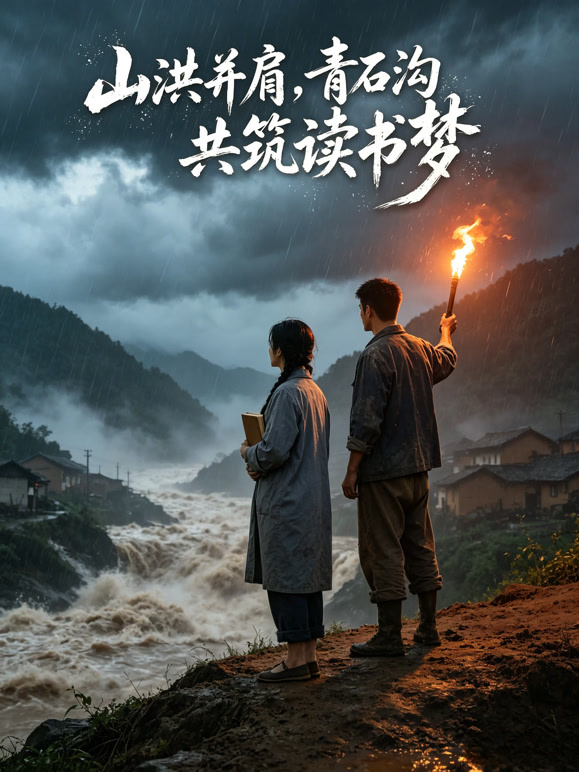 山洪并肩，青石沟共筑读书梦
