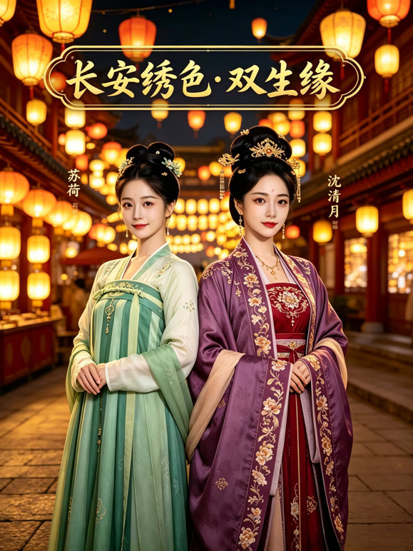 长安绣色双生缘