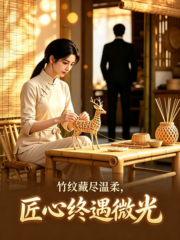 竹纹藏尽温柔，匠心终遇微光