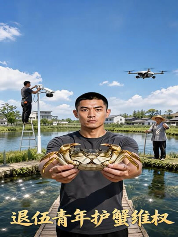退伍青年护蟹维权