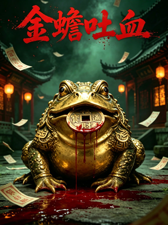 金蟾吐血