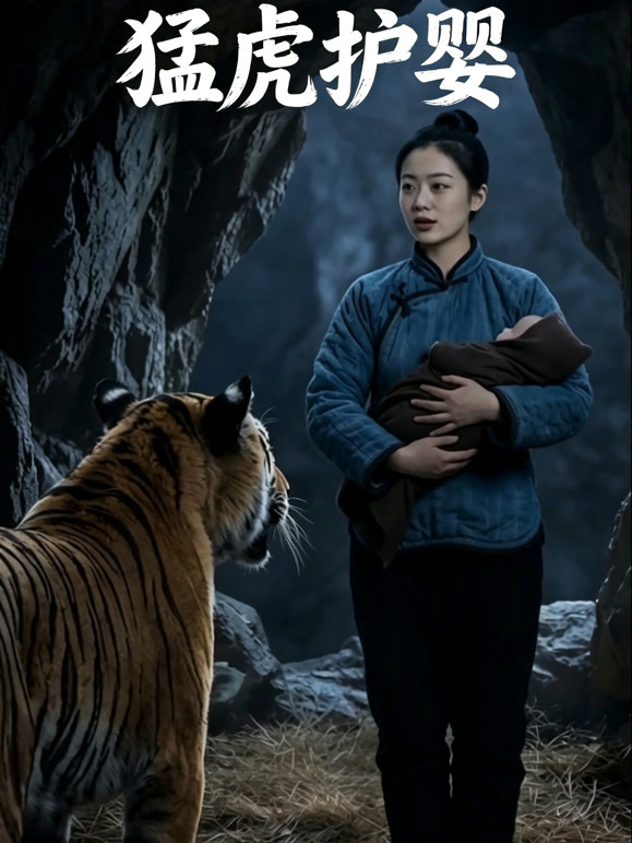猛虎护婴
