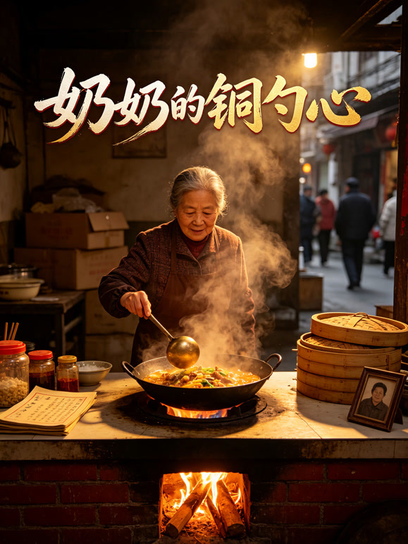奶奶的铜勺心