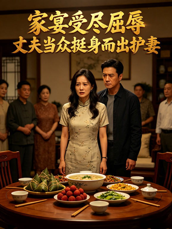 家宴受尽屈辱，丈夫当众挺身而出护妻