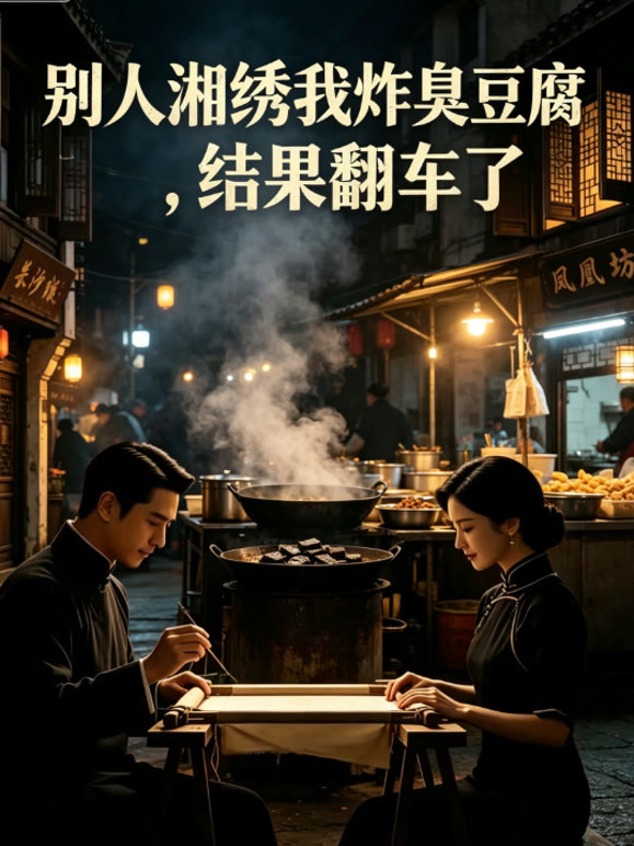 别人湘绣我炸臭豆腐，结果翻车了