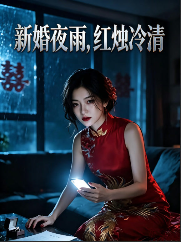 新婚夜雨，红烛冷清